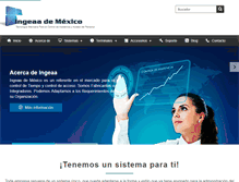 Tablet Screenshot of ingeaa.com.mx